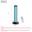 Load image into Gallery viewer, GERMI - O - 38W UV Disinfection Lamp / Sterilization Lamp / Germicidal Lamp - LEDMyPlace