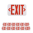 Load image into Gallery viewer, emergency-light-exit-sigh-4w-red-large-size-ul-listed