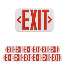 Load image into Gallery viewer, emergency-light-exit-sigh-4w-red-large-size-ul-listed