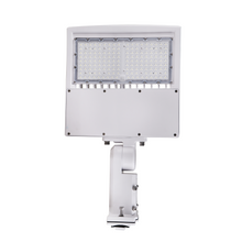 Load image into Gallery viewer, 150w-led-pole-light-with-photocell-5700k-universal-mount-white-ac100-277v