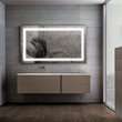 Load image into Gallery viewer, 36 in. x 48 in. LED Lighted Bathroom Vanity Mirror, On/Off Touch Switch &amp; CCT Changeable With Remembrance, Defogger, Both Vertical and Horizontal Wall Mounted Way, Inner Window Style