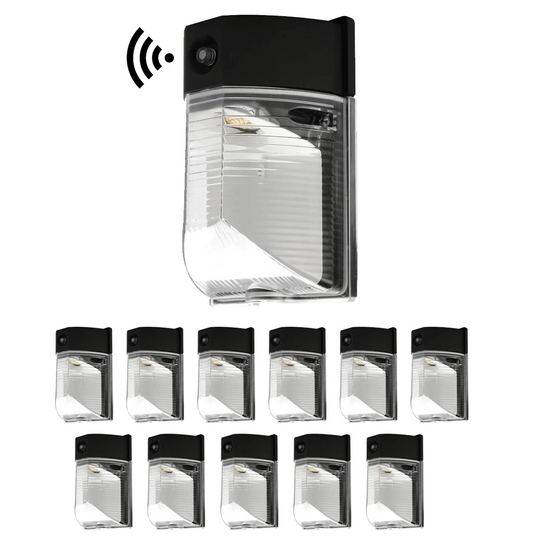 Dusk to Dawn - LED Wall Pack, 13W/18W/26W Wattage Adjustable, 3000K/4000K/5000K CCT Changeable, Outdoor Security Light