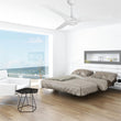 Load image into Gallery viewer, Innovator 52 in. White Best Smart Ceiling Fan w/ LED Light (2700K - 4000K) for Living Room/Dining Room/Bedroom, Works with Voice Control via Alexa/Google Home/Siri - LEDMyPlace