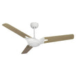 Load image into Gallery viewer, Innovator 52&quot; Modern Wood Pattern Best Smart Ceiling Fan in White w/ LED Light &amp; Remote (3 - Blade) Works w/ Alexa/Google Home/Siri - LEDMyPlace