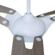 Load image into Gallery viewer, Innovator 52&quot; Modern Wood Pattern Best Smart Ceiling Fan in White w/ LED Light &amp; Remote (3 - Blade) Works w/ Alexa/Google Home/Siri - LEDMyPlace