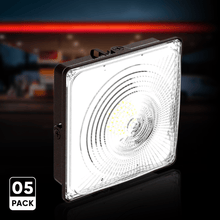 Load image into Gallery viewer, LED Canopy Light 35W 5700K Daylight 4550LM IP65 Waterproof 0 - 10V Dim 120 - 277VAC Surface or Pendant Mount, for Gas Stations Outdoor Area Light, Bronze - LEDMyPlace