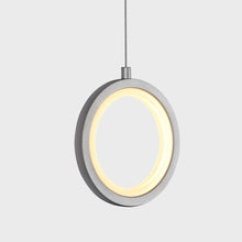 Load image into Gallery viewer, LED Circular Vertical One Ring Pendant Light, 8W, 3000K, 400LM, 120V, Dim: 5.5 x 55 Inch, ETL Listed, Dimmable, Circline Architectural, Hanging Light Fixture - LEDMyPlace