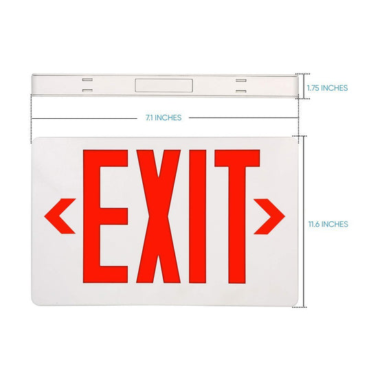 CM MZY LED Exit Sign With Emergency Lights, Battery | Ubuy