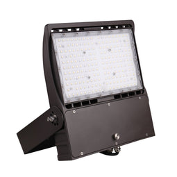 LED Flood Light, 150W/120W/100W Wattage Adjustable, 5700K, 133 LM/W, AC120-277V, Bronze, Dimmable, Outdoor Lighting, IP65 Waterproof LED Security Area Lights for Yard, Parking Lot, Playground & Stadium Lights, Gen14B