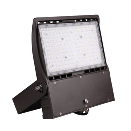 LED Flood Light, 150W/120W/100W Wattage Adjustable, 5700K, 133 LM/W, AC120-277V, Bronze, Dimmable, Outdoor Lighting, IP65 Waterproof LED Security Area Lights for Yard, Parking Lot, Playground & Stadium Lights, Gen14B