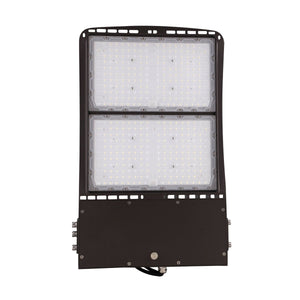LED Flood Light, 300W/240W/200W Wattage Adjustable, 5700K, 136 LM/W, AC120 - 277V, Black, Dimmable, IP65, Floodlight for Outdoor Security, Backyard |Court|Stadium|Basket Ball Court|Alleys Lighting, Gen14B - LEDMyPlace