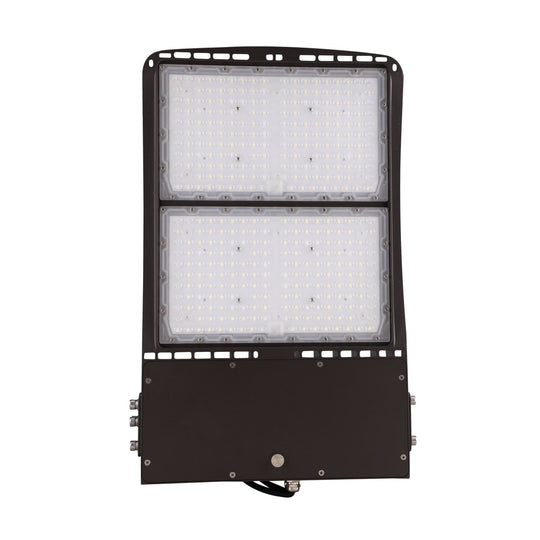LED Flood Light, 300W/240W/200W Wattage Adjustable, 5700K, 136 LM/W, AC120 - 277V, Black, Dimmable, IP65, Floodlight for Outdoor Security, Backyard |Court|Stadium|Basket Ball Court|Alleys Lighting, Gen14B - LEDMyPlace