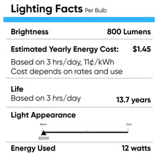 Load image into Gallery viewer, LED Flood Light Bulbs PAR30 Short Neck Dimmable 12 Watt 3000K 800 Lumens 120V E26 Base Damp Location - LEDMyPlace