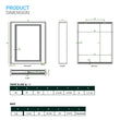 Load image into Gallery viewer, LED Lighted Bathroom Medicine Cabinet with Outlet, Double Sided Mirror, On/Off Switch, ETL, RoHS Listed, 90+ CRI, Surface Mount, Medicine Cabinet with LED Mirror, Benign Style - LEDMyPlace