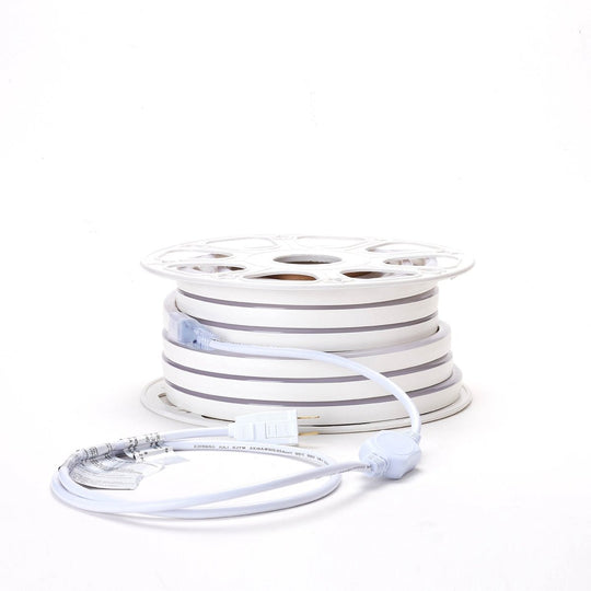 LED Neon Rope Light, AC120V, ETL, UL Listed (white), Indoor Outdoor IP65 Waterproof Ambient Decorative Light - LEDMyPlace