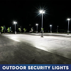 LED Parking Lot Light With Dusk to Dawn Photocell, 300W, 5700K, 42800LM, High Voltage 277 - 480V, IP65, Universal Mount (Adjustable Slip Fitter + Wall Mount), UL, DLC Listed, Bronze, Commercial Area Road Lighting - LEDMyPlace