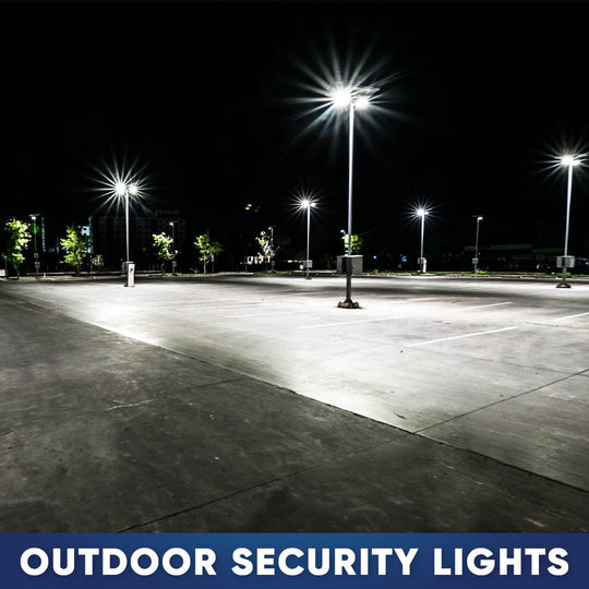 LED Parking Lot Light With Dusk to Dawn Photocell, 300W, 5700K, 42800LM, High Voltage 277 - 480V, IP65, Universal Mount (Adjustable Slip Fitter + Wall Mount), UL, DLC Listed, Bronze, Commercial Area Road Lighting - LEDMyPlace