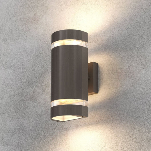 LED Up and Down Lights Outdoor, Semi Cylinder, 2X5W, AC100 - 277V, Outdoor Wall Light ETL, RoHS Listed, Waterproof Outdoor Wall Lamps - LEDMyPlace