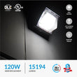 Load image into Gallery viewer, LED Wall Pack Light 120W 5700K Forward Throw 16200LM IP65 Waterproof, 100V - 277V, UL, DLC Listed, Outdoor Wall Light Fixture, Commercial Security Lighting - LEDMyPlace