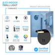 Load image into Gallery viewer, LED Wall Sconce Light, 14W, 3000K (Warm white), 558LM, Industrial Design, Dimmable, Diameter 6.2 inch - LEDMyPlace