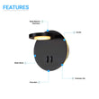 Load image into Gallery viewer, LED Wall Sconce Light, 14W, 3000K (Warm white), 558LM, Industrial Design, Dimmable, Diameter 6.2 inch - LEDMyPlace