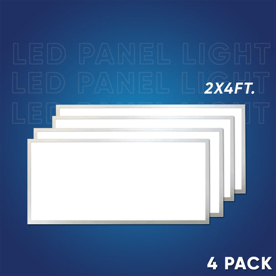 2 ft. x 4 ft. LED Flat Panel Light 50W/60W/72W Wattage Adjustable, 4000k/5000K/6500K CCT Changeable, Dip Switch, 0-10V Dim, 120-277V, ETL, DLC 5.1, Recessed Back-lit Fixture