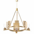 Load image into Gallery viewer, 6-Light Chandeliers Brass Finish Hardware, E12 Base