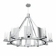 Load image into Gallery viewer, 12-Light Chandeliers Diam 50&#39;&#39;, Chrome Finish with Clear Glass , E12 Base