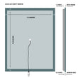 Load image into Gallery viewer, LED Lighted Bathroom Vanity Mirror