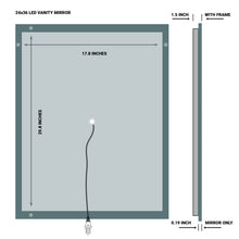 Load image into Gallery viewer, LED Lighted Bathroom Vanity Mirror