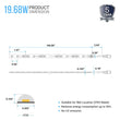 Load image into Gallery viewer, Outdoor LED Strip Lights Waterproof, IP65, 16.4ft Dimmable, 12V, SMD 3528, UL, RoHS Listed, LED Lights for Bedroom, Kitchen, Home Decoration - LEDMyPlace