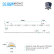 Load image into Gallery viewer, Outdoor Waterproof RGB LED Strip Lights, IP65 16.4ft, 12V, SMD 5050, 30 leds/Meter, UL, RoHS Listed, LED Lights for Bedroom, Kitchen, Home Decoration - LEDMyPlace