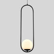 Load image into Gallery viewer, 1-light-single-bell-pendant-chandelier-9w-3000k-black-dimmable-pendant-lights