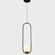 Load image into Gallery viewer, 1-light-single-bell-pendant-chandelier-9w-3000k-black-dimmable-pendant-lights