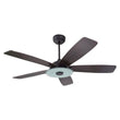 Load image into Gallery viewer, Striker 52 In. Best Smart Ceiling Fan with Dimmable Led Light &amp; Remote Control, Black Wooden Pattern with Alexa/google Home/Siri (5 - Blade) - LEDMyPlace