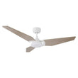 Load image into Gallery viewer, Trailblazer 52 In. indoor/outdoor 3 - Blade Best Smart Ceiling Fan with Light , Remote Control, White Wooden Pattern W/ Alexa/Google Home Compatible - LEDMyPlace