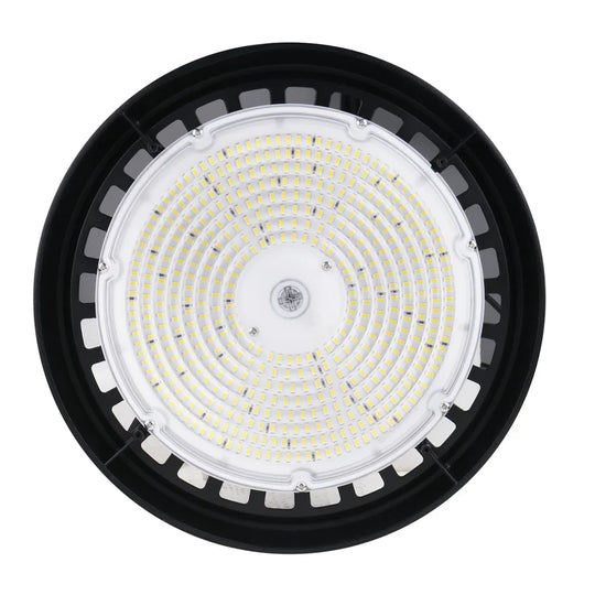 UFO LED High Bay Light 240W/220W/200W Wattage Adjustable, 4000K, 131 LM/W, DLC Premium 1-10V Dimmable, AC120-277V, Commercial LED Light for Barn Workshop Warehouse Gym Airport Lights