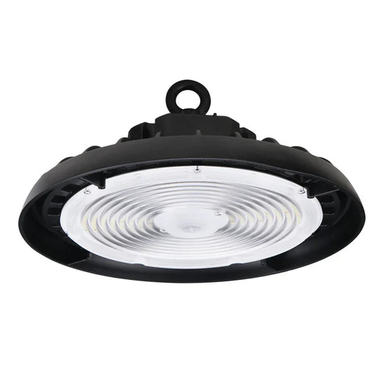 UFO LED High Bay Light, 240W/220W/200W Wattage Adjustable, 5700K 131 LM/W, Waterproof IP65, 1-10V Dimmable, AC277-480V High Voltage, UL, DLC Listed, For Factory, Workshop, Barn, Garage, Commercial Shop, Warehouse, Airport