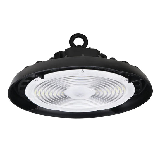 UFO LED High Bay Light 240W/220W/200W Wattage Adjustable, 4000K, 131 LM/W, DLC Premium 1-10V Dimmable, AC120-277V, Commercial LED Light for Barn Workshop Warehouse Gym Airport Lights