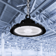 Load image into Gallery viewer, UFO LED High Bay Light 240W/220W/200W Wattage Adjustable, 4000K, 150 LM/W, DLC Premium 1 - 10V Dimmable, AC120 - 277V, Commercial LED Light for Barn Workshop Warehouse Gym Airport Lights - LEDMyPlace