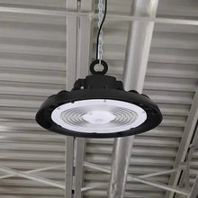 Load image into Gallery viewer, UFO LED High Bay Light, 240W/220W/200W Wattage Adjustable, 5700K 150 LM/W, Waterproof IP65, 1 - 10V Dimmable, AC277 - 480V High Voltage, UL, DLC Listed, For Factory, Workshop, Barn, Garage, Commercial Shop, Warehouse, Airport - LEDMyPlace