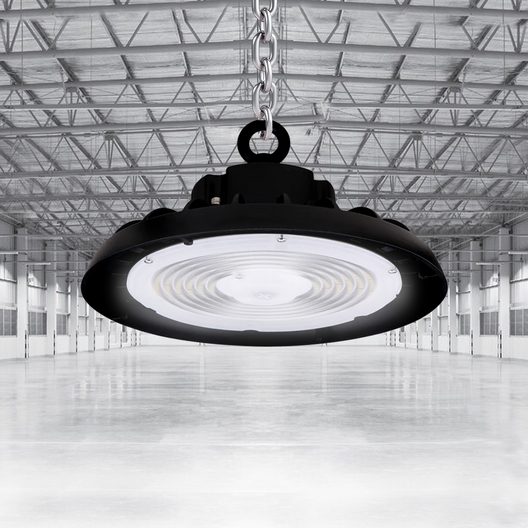 UFO LED High Bay Light 240W/220W/200W Wattage Adjustable, Gen23, 5700K, 150LM/W-155LM/W, 120-277VAC, IP65, For Warehouse Factory Workshops Gymnasium & Supermarket Lighting