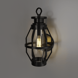 Wall Lamp Sconce for Garage Courtyard Corridor Hallway Doorway Porch Entryway Patio or Indoor, Outside Wall Light Fixture with Waterproof Shade, Matt Black