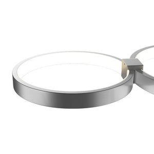 4 Rings - LED Circle Flushmount Lights - 41W - 3000K - 2986LM - Flushmount for Bedroom