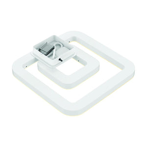 Indoor Square Ceiling Lights - 45W - 3000K-6500K - 2250LM - Dimmable - Simple Close to Ceiling Fixtures - 2- Square Shape