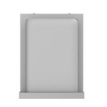 Load image into Gallery viewer, Rectangle Shape 12W LED Wall Sconce, 600 LM, White Acrylic Shade, Painted Silver Finish