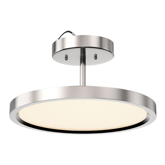 Modern Semi-Flush Mount Ceiling Light, 28W, 1950LM , Round - Flush Mount Light, Dimmable