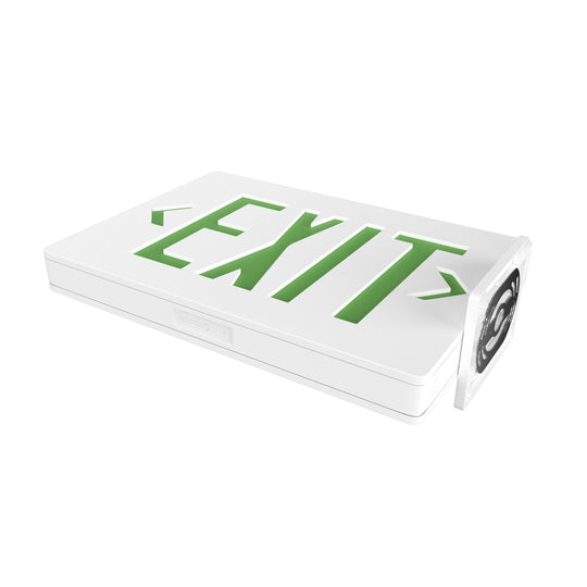 4W Green LED Exit Sign, Double Sided, UL,CUL Listed, 90 min Backup Battery