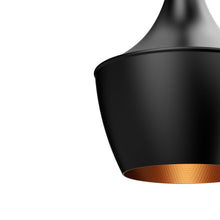 Load image into Gallery viewer, Matte Black Pendant Lighting, Gourd style, E26 Base, Steel Body, UL Listed