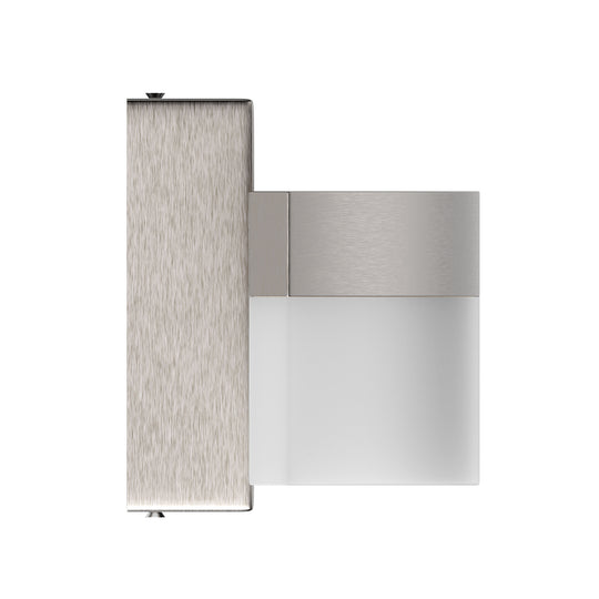 Wall Sconces and Wall Light Fixtures, 9W, 3000K (Warm White), 500 LM, Brushed Nickel Finish